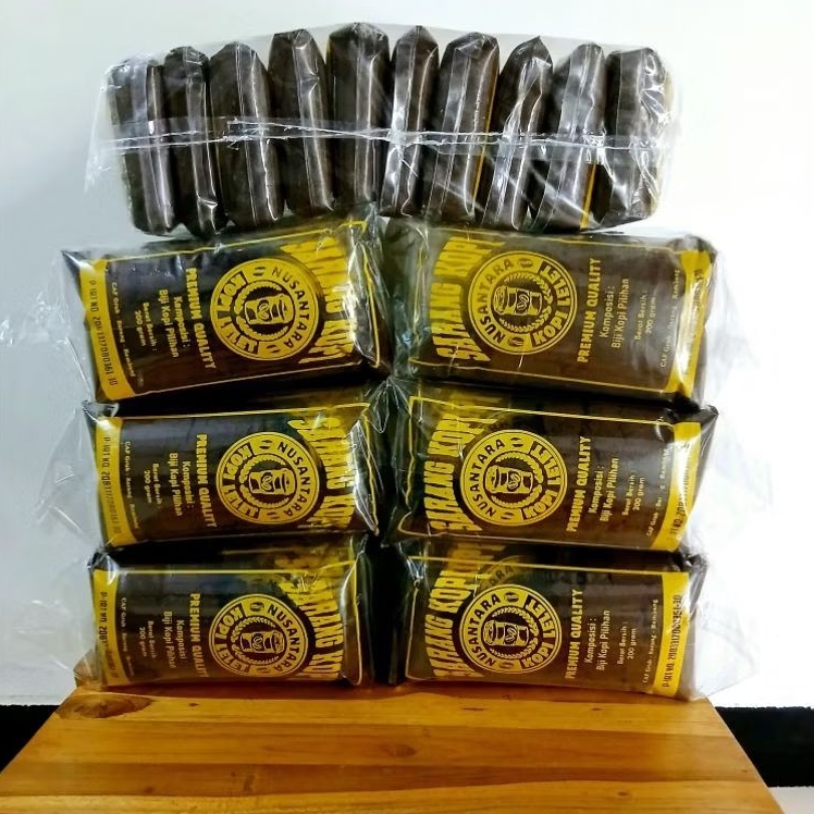 (PAKET HEMAT 10 PCS) SARANG KOPI NUSANTARA 200 GRAM 1 PACK, KOPI LELET, KOPI LELET LASEM, KOPI SARAN