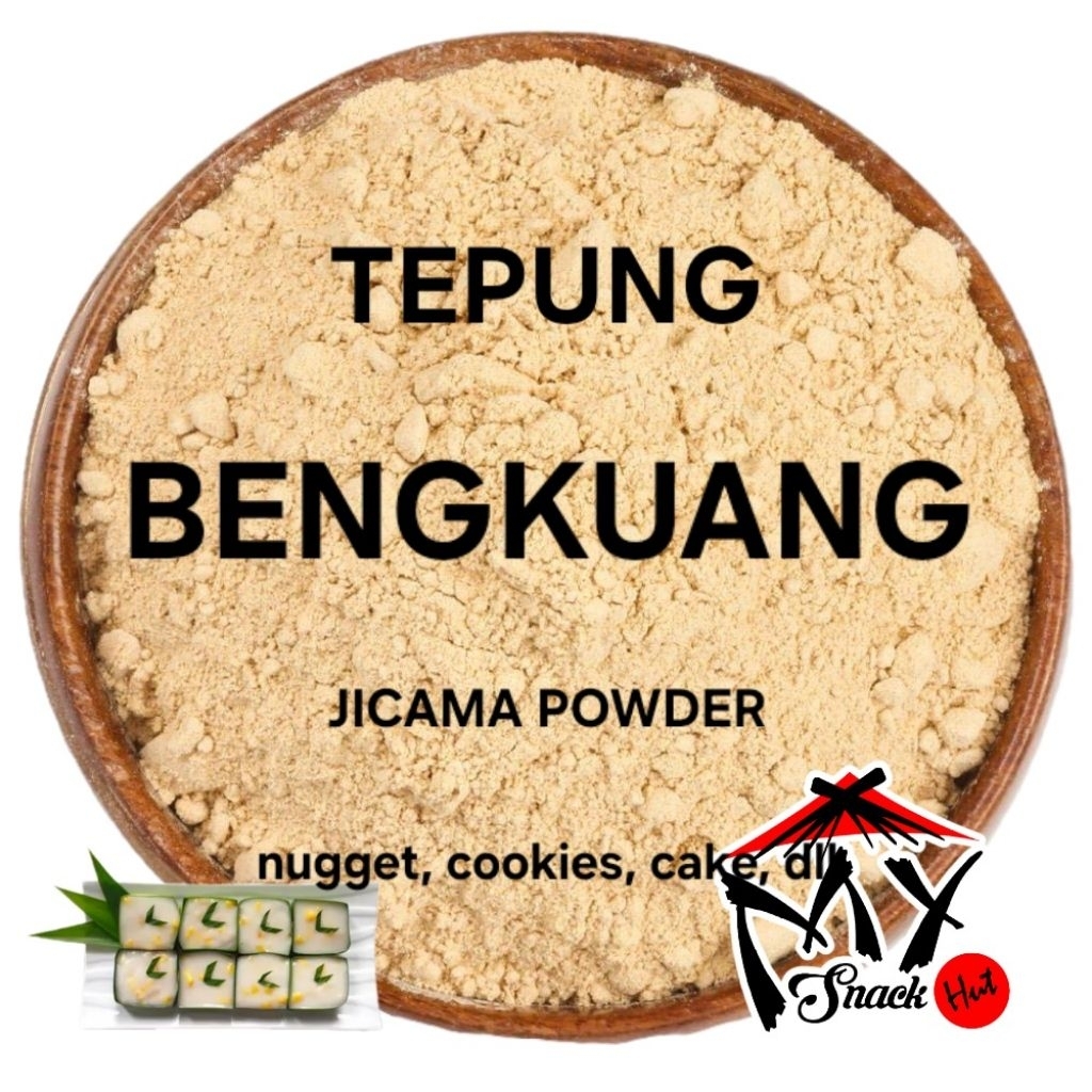 TEPUNG BENGKUANG 250GR JICAMA POWDER FLOUR BUBUK BENGKOANG MAKANAN MINUMAN ROTI KUE TALAM BENGKOANG