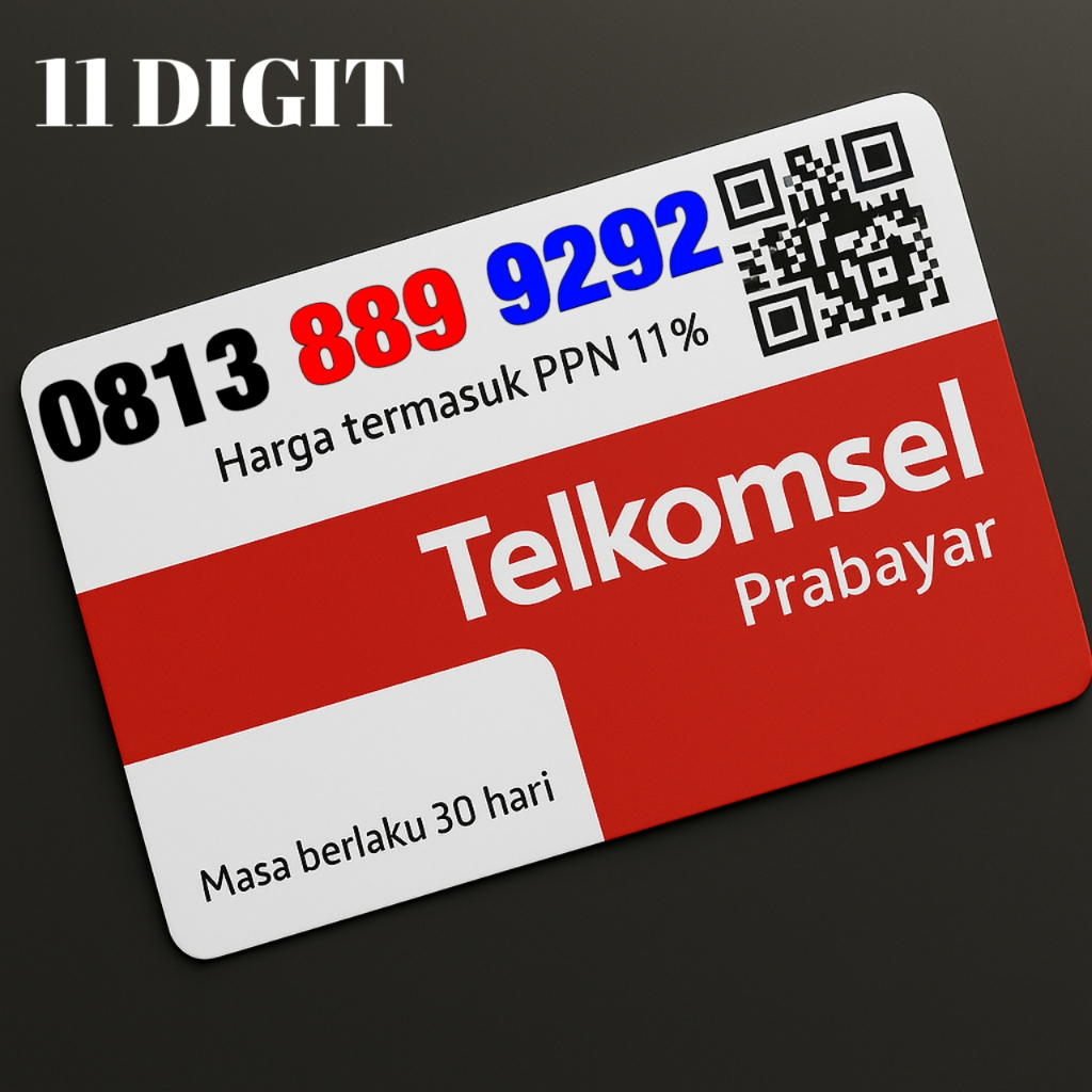 Nomor Cantik Telkomsel Simpati 11 DIGIT - 0813 889 9292
