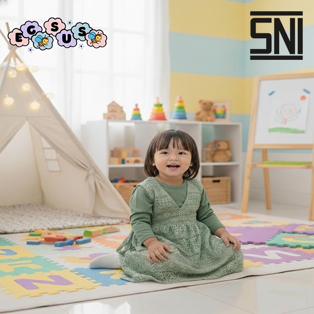 (EGSUS)  Gamis Bayi Perempuan 0-18 Bulan Vest BRUKAT Anak Rompi Katun Spandek jersey Hijau Wardah