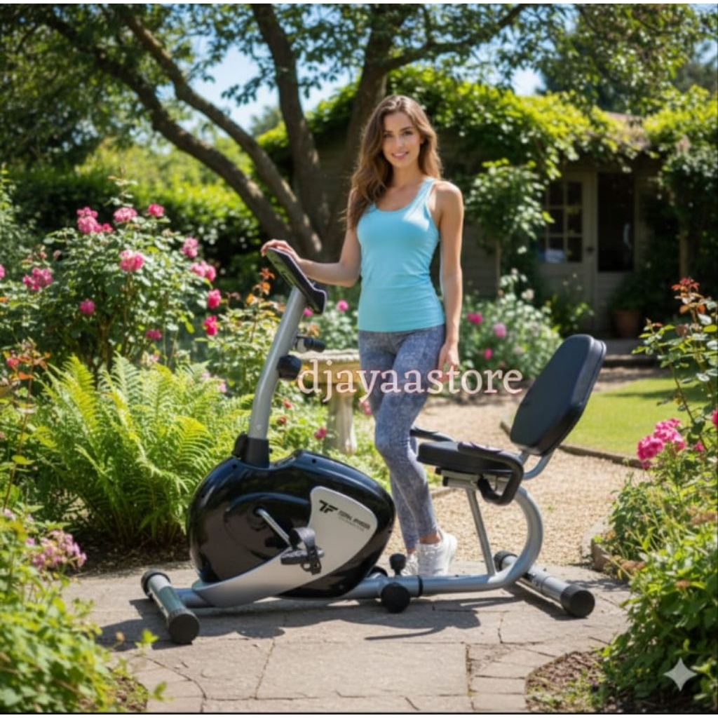 Recumbent Bike  TL-8570 Alat OlahRagaFitness Sepeda Statis