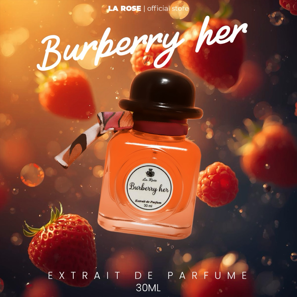 La Rose Parfume Varian Burberry her ketahanan 12 jam+++