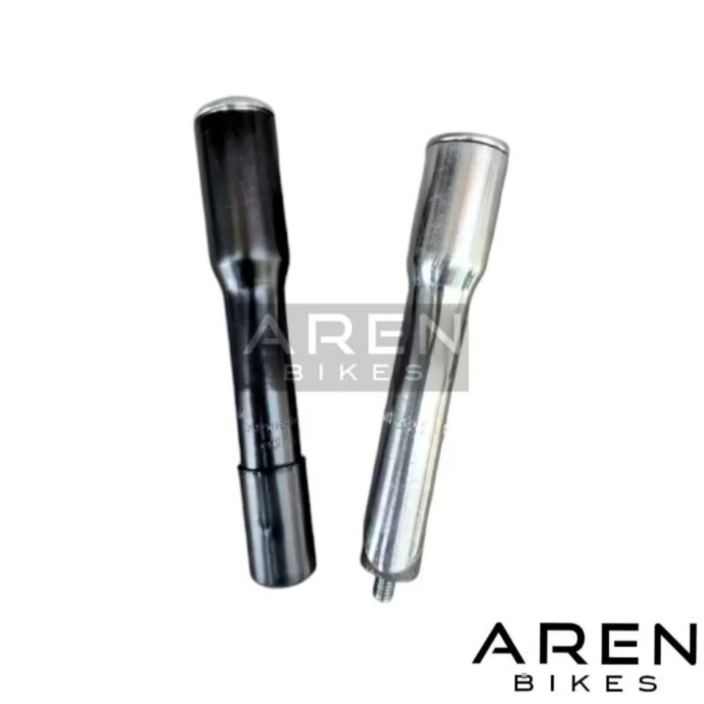 ADAPTOR STEM 21.1 OXO HITAM / SILVER STANG SEPEDA MTB BMX FEDERAL ADAPTER SAMBUNGAN HANDLEBAR FORK G