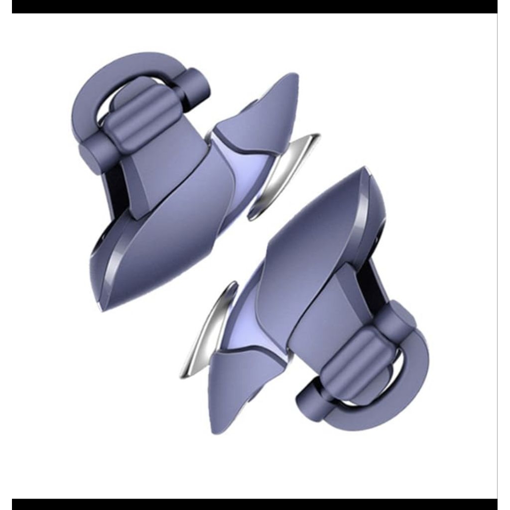 Controller Mobile Gaming – Trigger L1 R1 Blue Shark – No Lag & Presisi Trigger Game BLUE SHARK – Tom