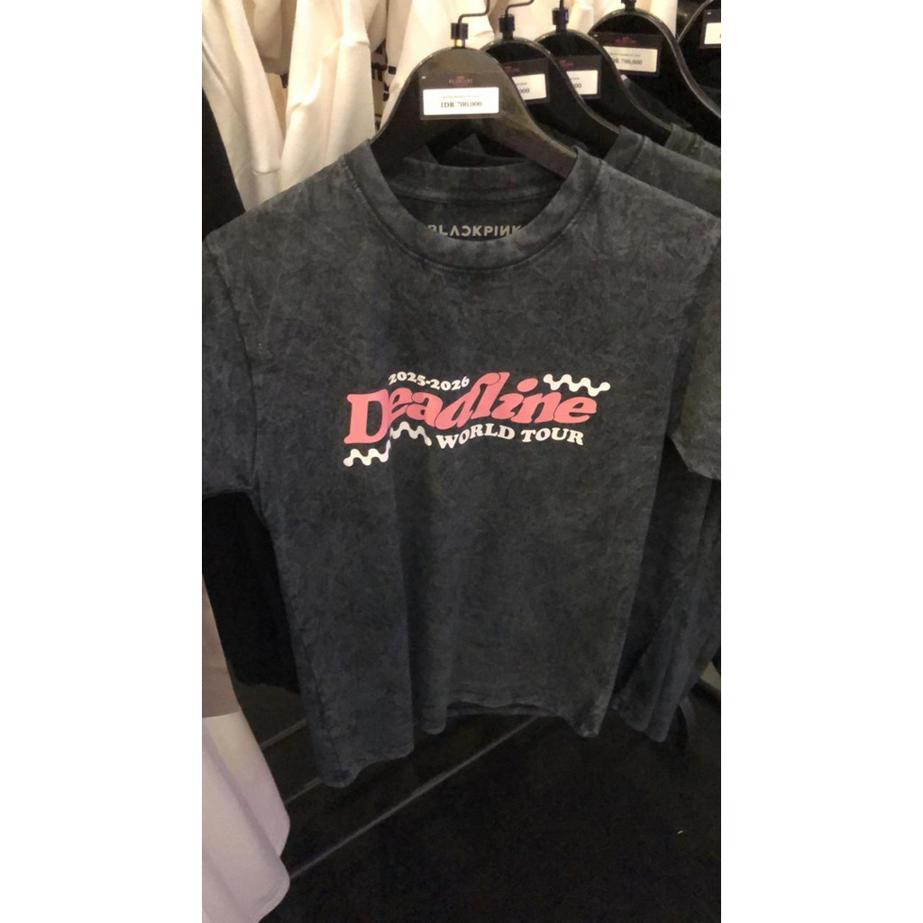 [new] washed shirt blackpink deadline concert