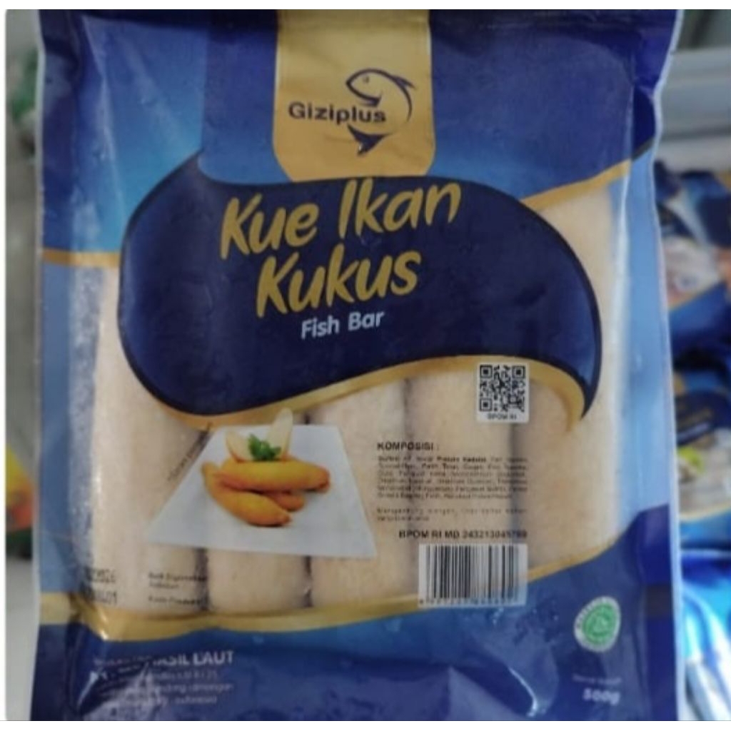 Giziplus Fish Bar / Otak - Otak Singapore / Fish Cake | Berat Bersih 500gr