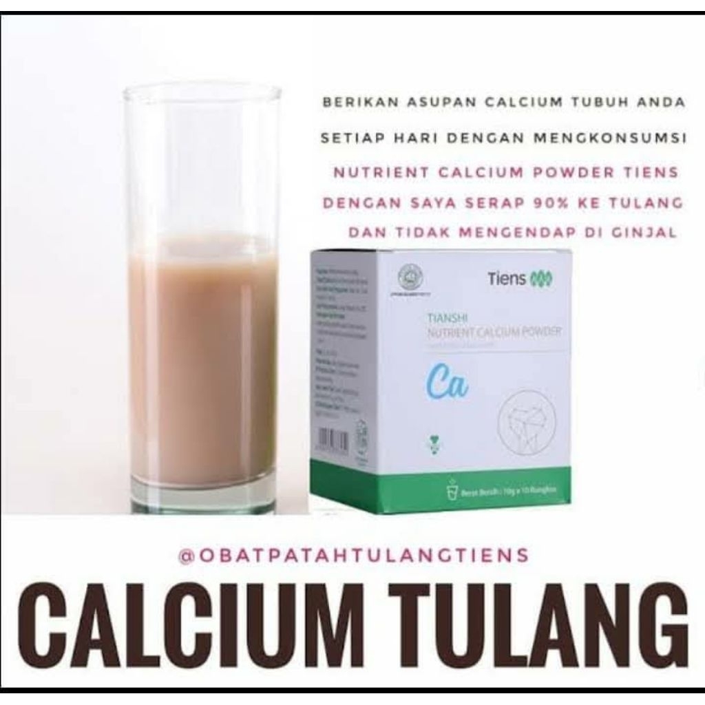 Suplemen Kalsium Menjaga Kesehatan Tulang, Gigi Dan Darah