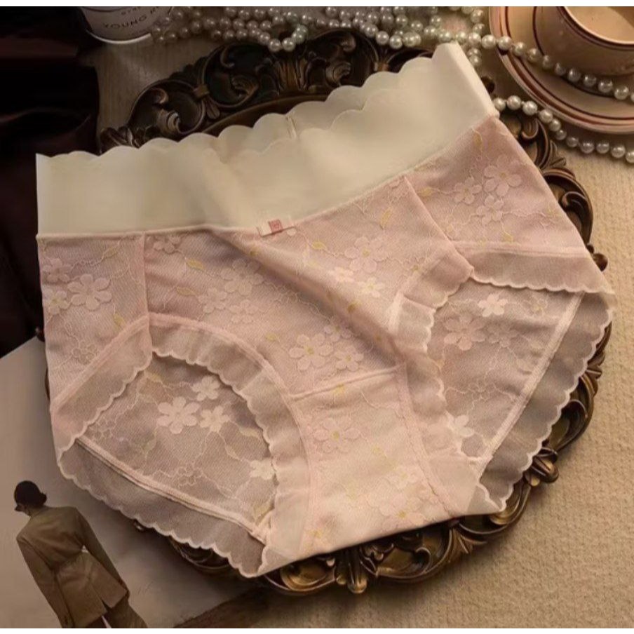 Mulberry Silk Crotch Lace Panties