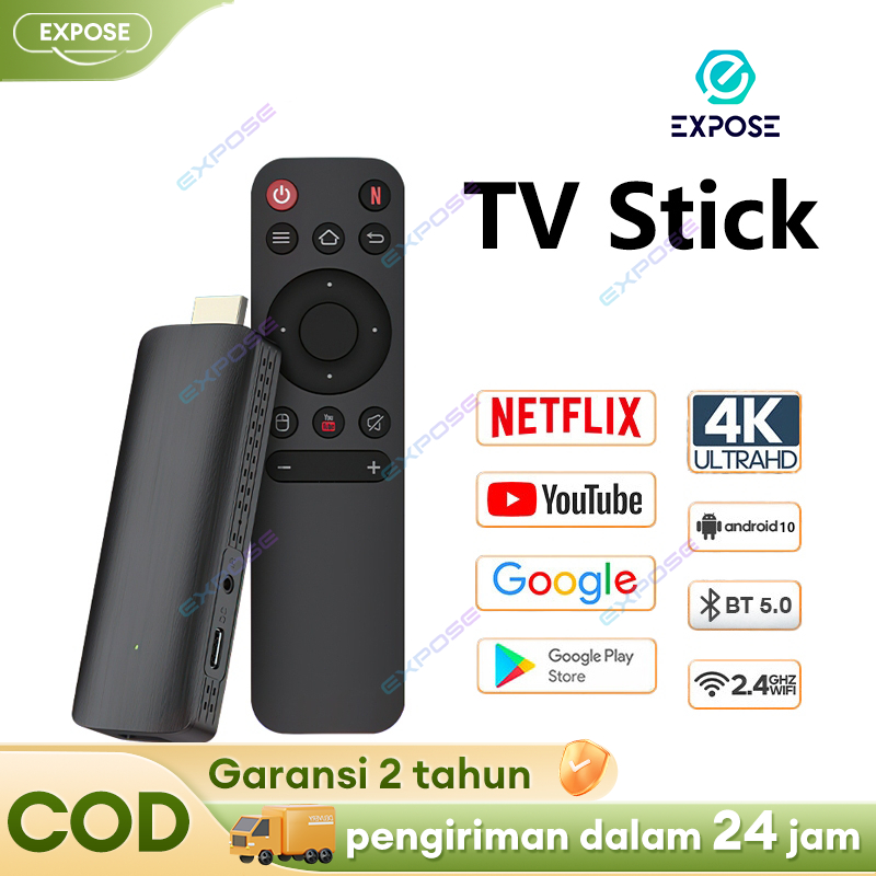 Smart TV Stick 4K WIFI TV M98 Stick TV BOX YouTube  Netflix  Google 16gb Ram  Rom  Android 12.0