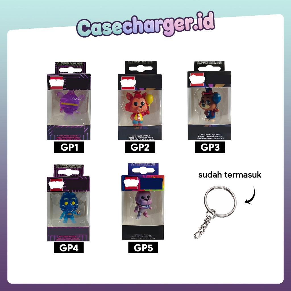 [GP] Figure Pop Keychain Karakter Five Nights at Freddy’s Pocket Lucu