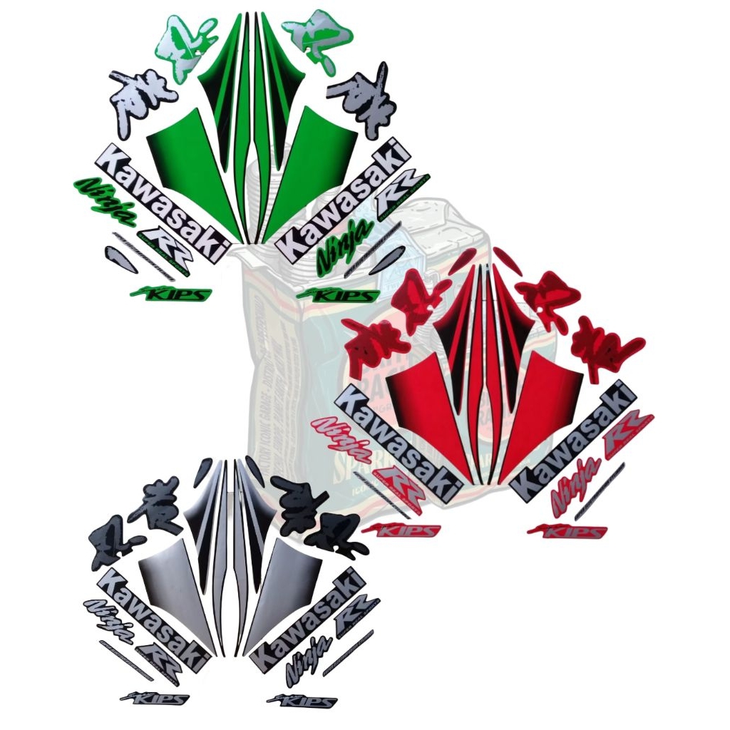 Sticker striping Kawasaki ninja RR 2010