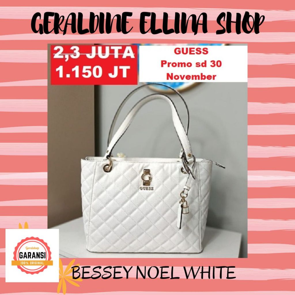 Tas Wanita Guess 100% Original SALE tote bag seri BESSEY NOEL