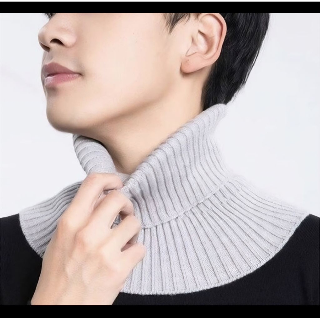 KERAH PALSU PRIA BAHAN RAJUT / SYAL PRIA MODEL KOREAN STYLE