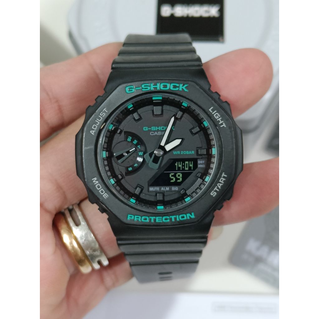 Casio G-Shock GMA-S2100GA-1ADR original bekas sangat bagus normal semua siap pakai fullset