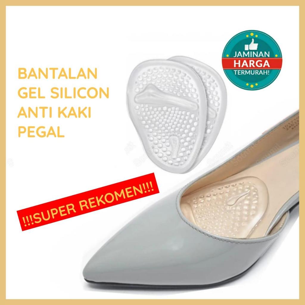 INSOLE GEL SILIKON BANTALAN SEPATU KAKI DEPAN ANTI KAKI PEGAL - GEL SEPATU BENING GSMC