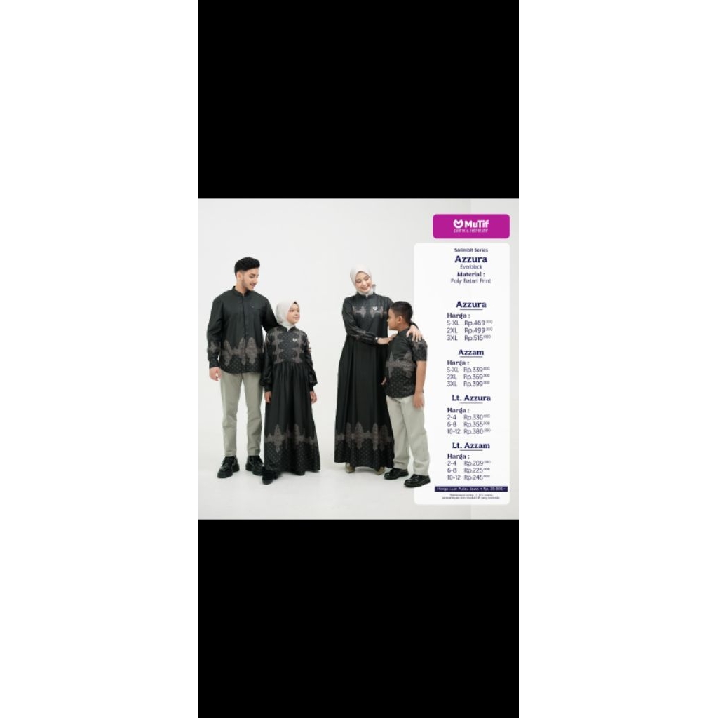 SARIMBIT SERIES AZZURA EVERBLACK & AZZAM EVERBLACK