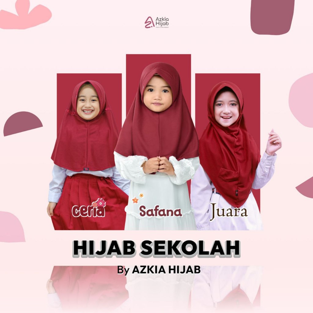 Azkia Hijab - Hijab Sekolah I Hijab Instan SD I Hijab Anak
