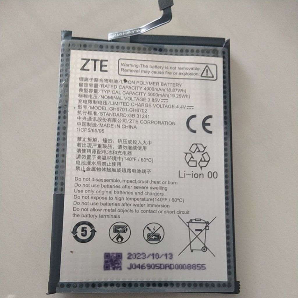 Batre Hp Zte Blade A54