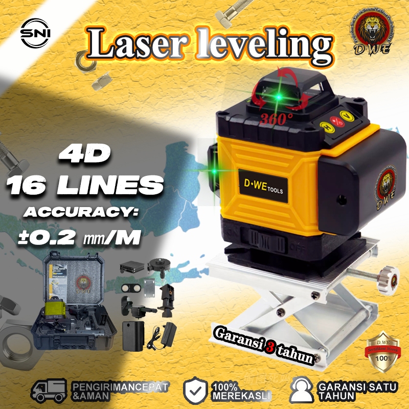 D•WE 4D 16LINE  waterpass digital laser waterpass waterpass laser laser level meteran laser