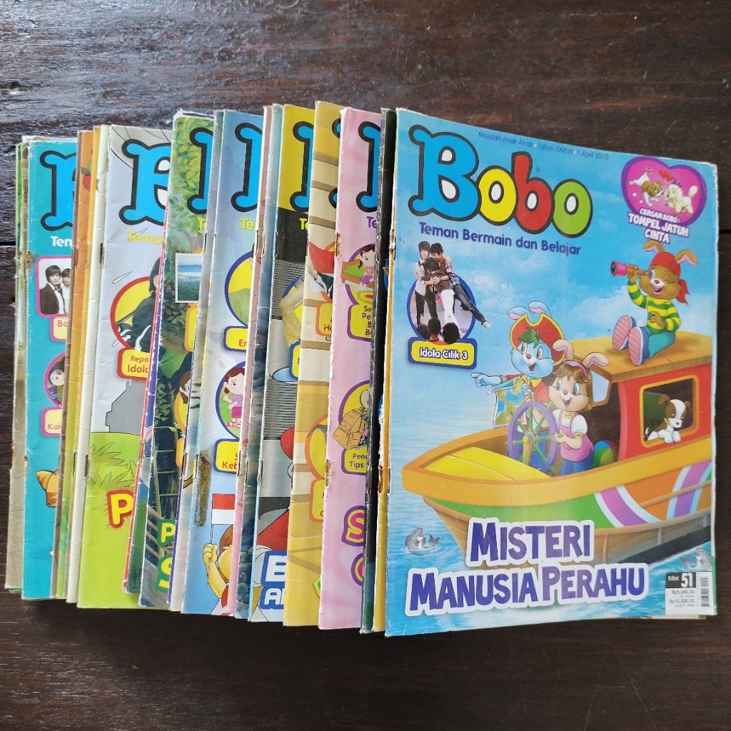 Majalah Anak Bobo Bekas Rata2 tahun 2009