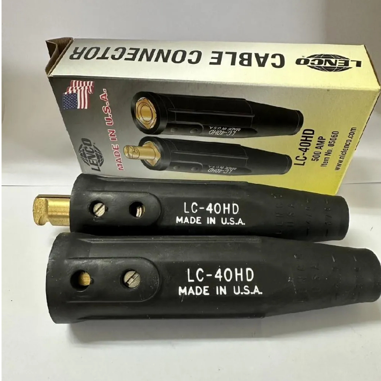 LENCO LC-40HD 500A Cable Connector Set 05060 LENCO LC40HD