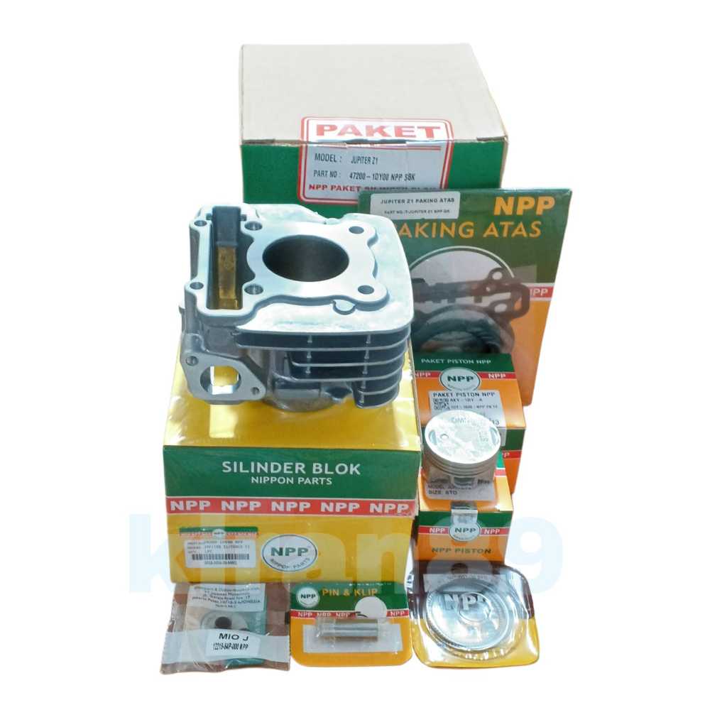 BLOK SEHER BORING SILINDER JUPITER Z1 PLUS PISTON KIT+TOPSET SEAL KLEP 1DY ORI NPP