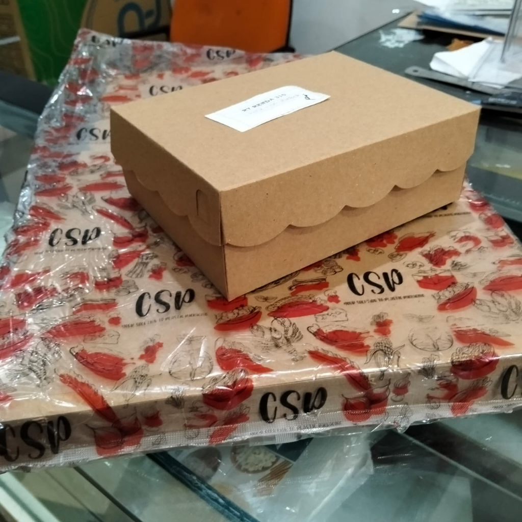 DUS KRAFT  R7 RENDA 310 CSP/DUS  MAKANAN/DUS KUE/100 PCS