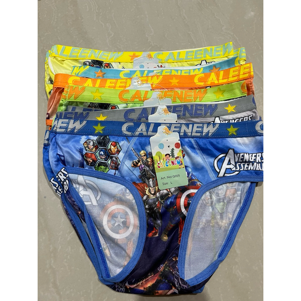 Celana dalam anak karakter isi 12