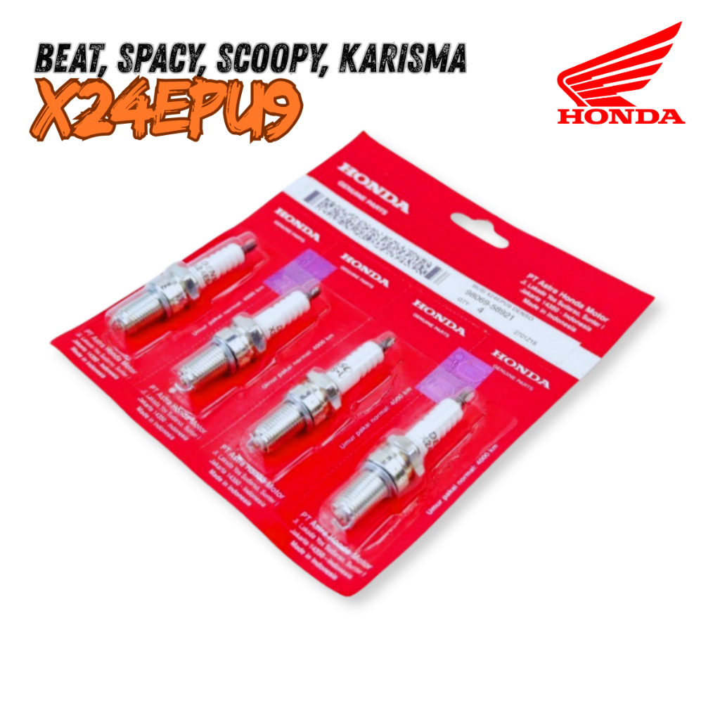 Busi Tiger -Busi Honda Mega Pro - busi GL Pro Neo Tech X24 DENSO sparepart motor