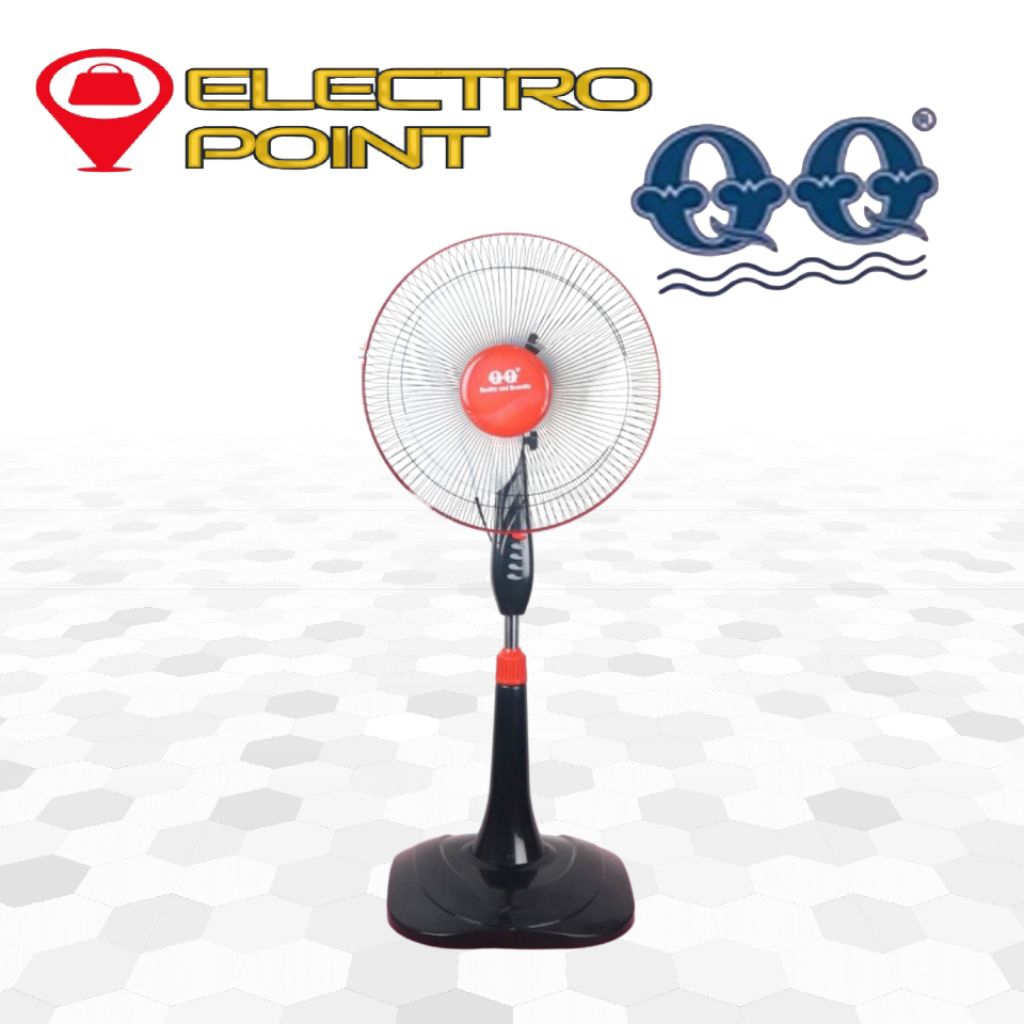 QQ kipas angin berdiri 16 inch, stand fan QQ 16 inch