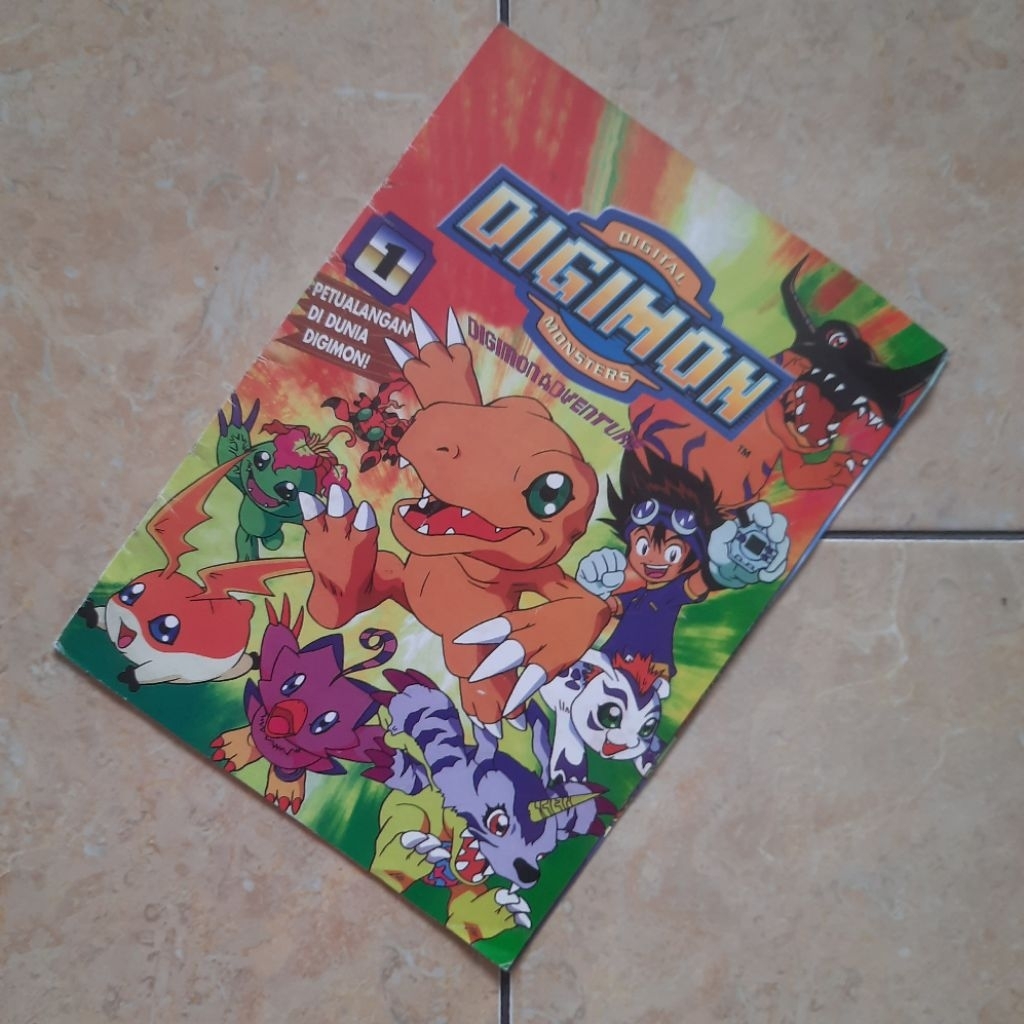 Komik Lebar Digital Monster Digimon Adventure 1 Petualangan Di Dunia Digimon Full Color Original