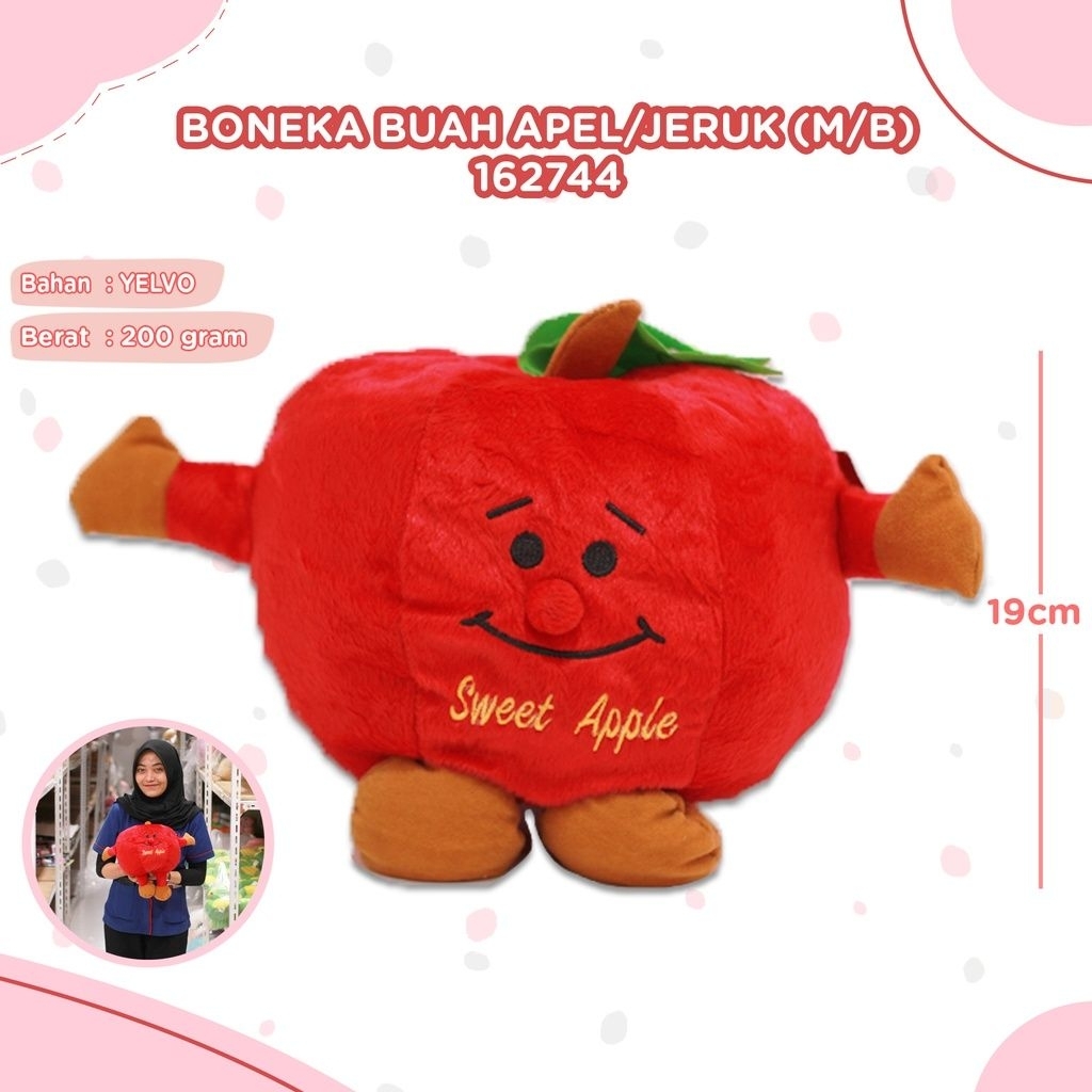 BONEKA BUAH APEL/JERUK (M/B)

