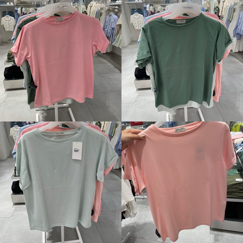 (SALE 50%‼️) Kaos colorbox