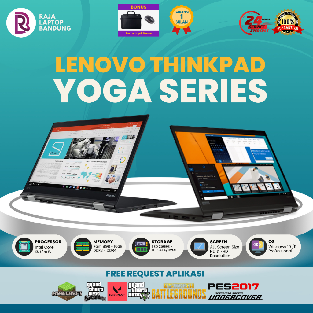 Laptop Lenovo ThinkPad X1 L380 L13 Yoga Miix 520 Touchscreen Intel Core i5 Gen 8 RAM 8GB SSD 256GB