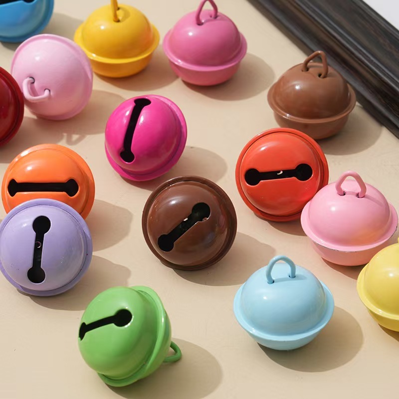 1Pcs 18mm  Lonceng/ Lonceng DIY Gantungan Bahan Metal /Lonceng kecil kerincing Warna Permen Candy/Ke