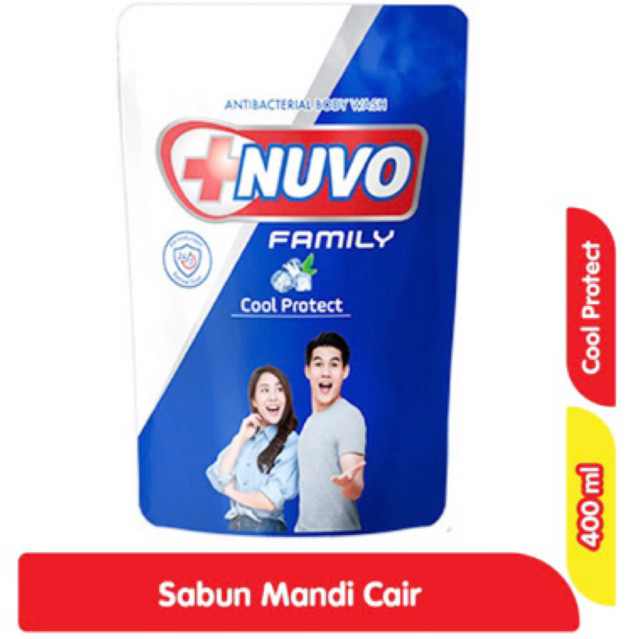 Nuvo Family Sabun Mandi Cair Cool Protect 400 ml