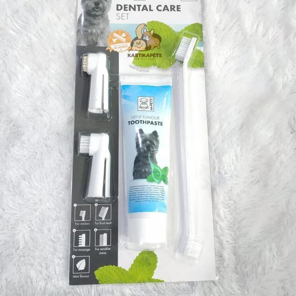 Bioline Toothbrush Set/Sikat Gigi Anjing Kucing/Odol Anjing Kucing