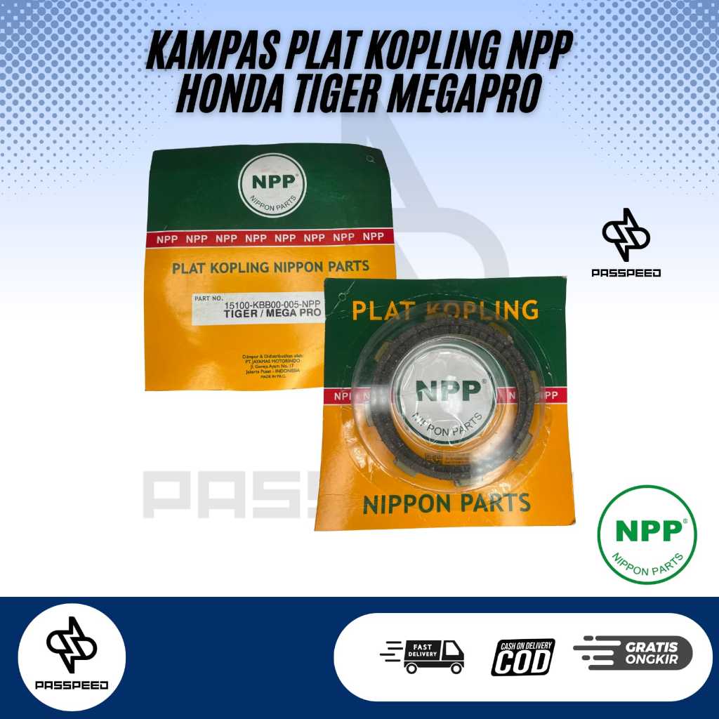 KAMPAS PLAT KOPLING NPP HONDA TIGER / MEGAPRO