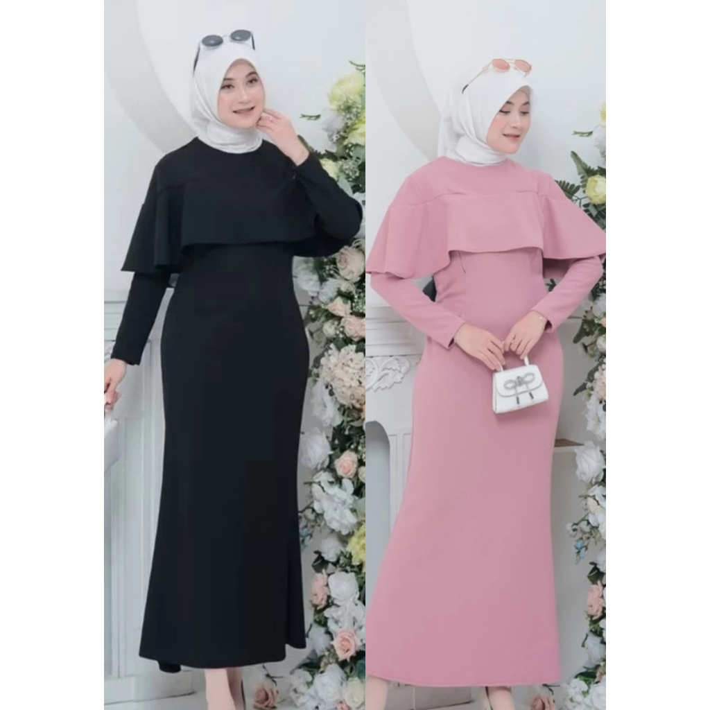 Barrbarq - Dress Knit Duyung / Dress Bahan Knit Press Body / Dress Wanita Kekinian / Dress Knit Prem