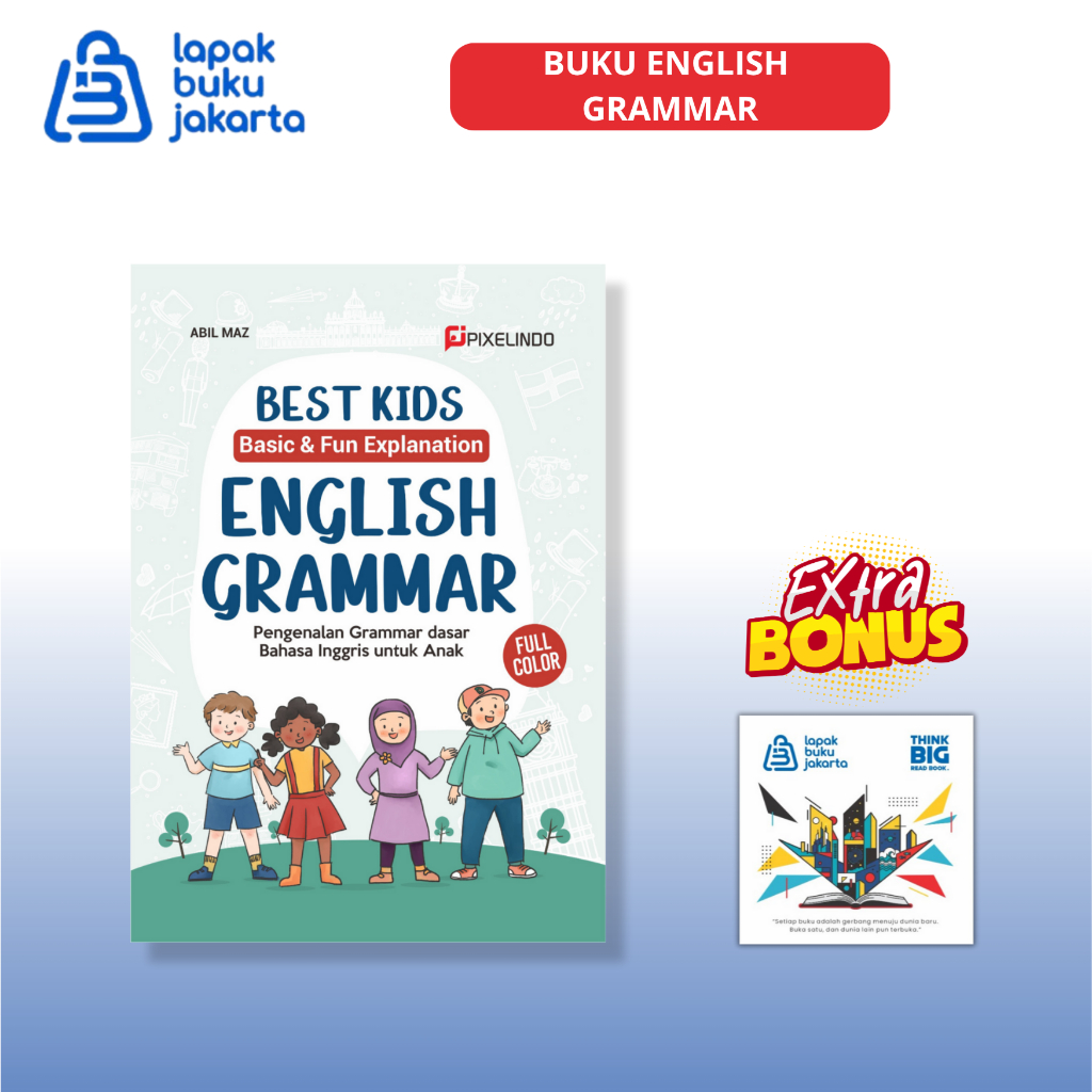 Buku Bahasa Inggris Anak - Buku Grammar Inggris Anak Best Kids Pixelindo