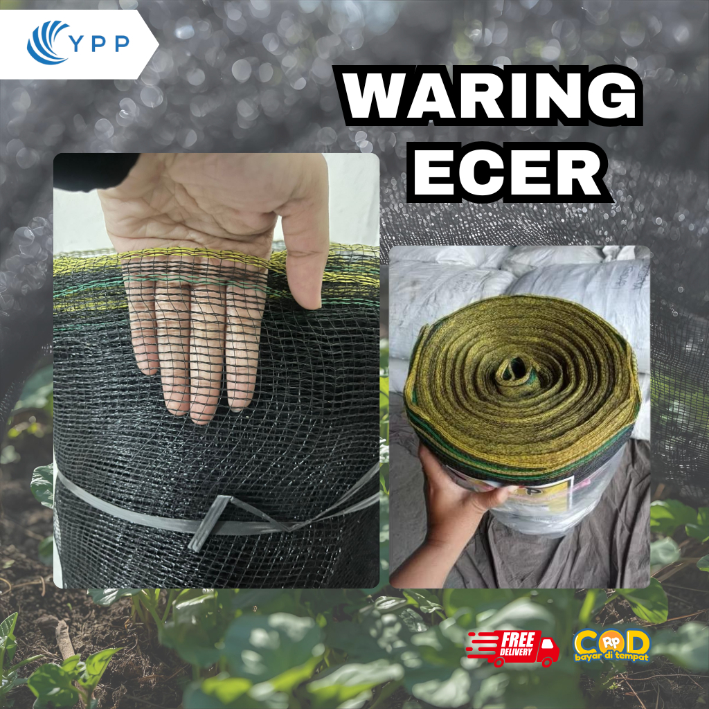 Promo Waring Jaring Eceran Hitam Lebar 1.2m Kuat Untuk Kebun Pagar Ayam