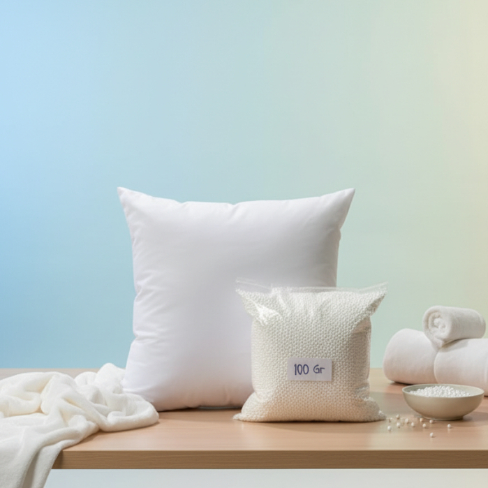 Styrofoam butiran, pasir Styrofoam, isian beanbag, gabus butiran, beads, isian bantal boneka,  beads