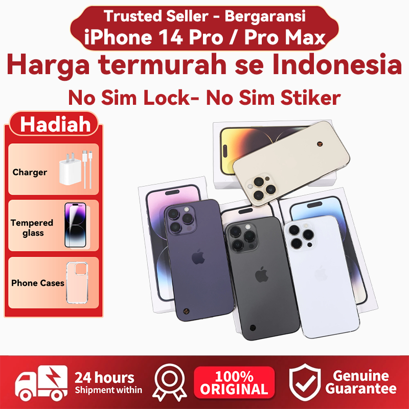 IPHONE 14 Pro Max / IP 14 Pro Second Original 100% Ex inter 14 Pro Max Murah Normal 128GB 256GB