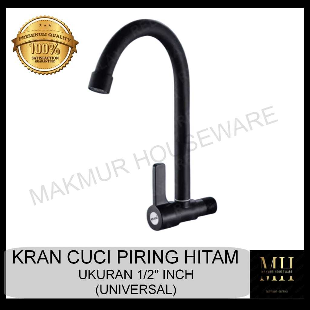 KRAN CUCI PIRING HITAM / KRAN ANGSA DAPUR / KRAN AIR DAPUR CUCI PIRING HITAM KUALITAS BAGUS
