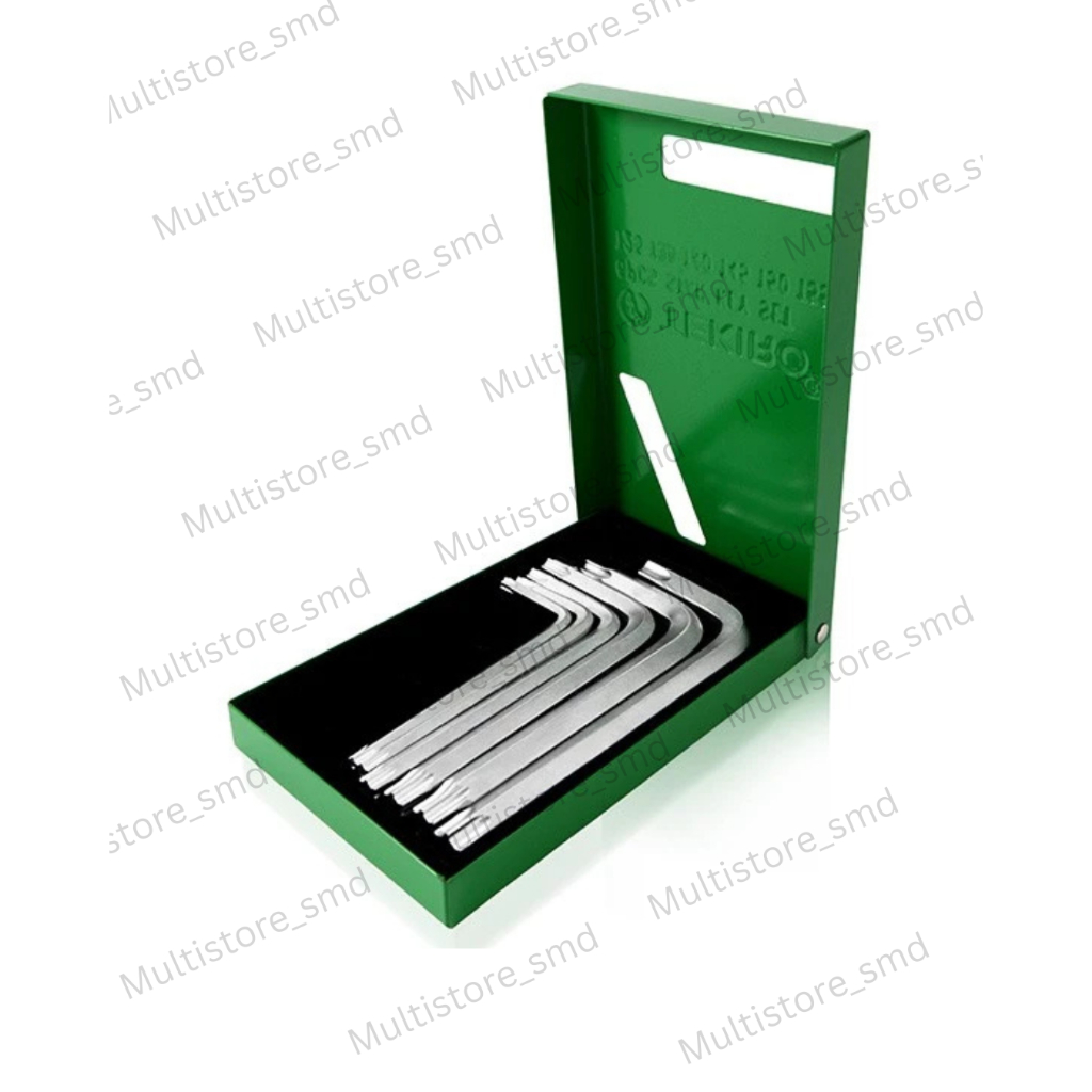 TEKIRO Kunci L Bintang SET 6 PCS Pendek STAR KEY SET /KUNCI L BINTANG / TOOLS - ALAT PERKAKAS