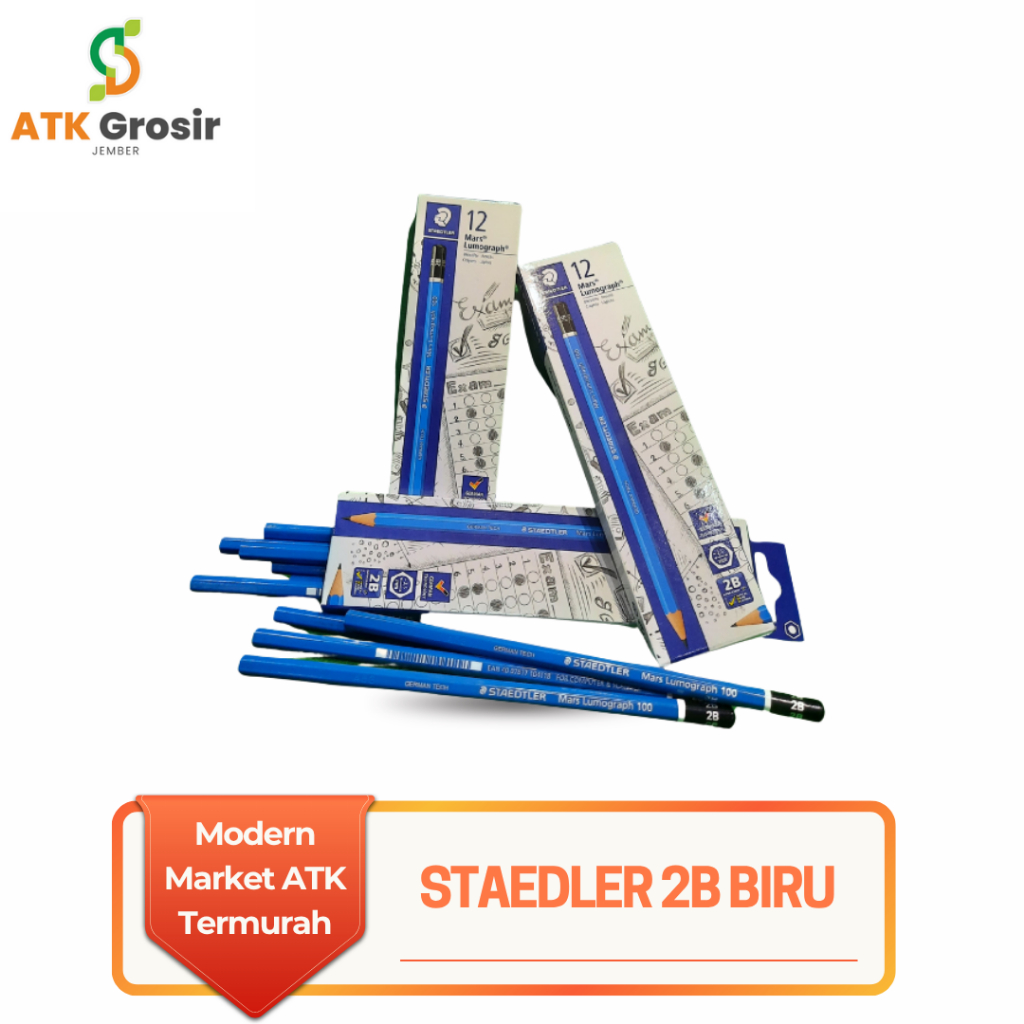 PENSIL 2B STAEDLER (1PAK ISI 12PCS) (S:DZN)