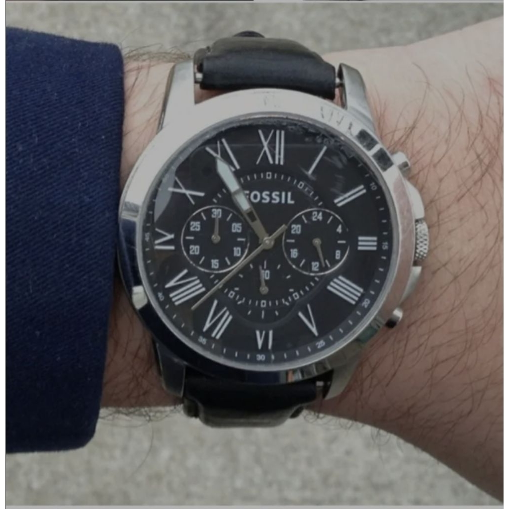 Jam Tangan Pria FS4812 4812 Kulit Stainless