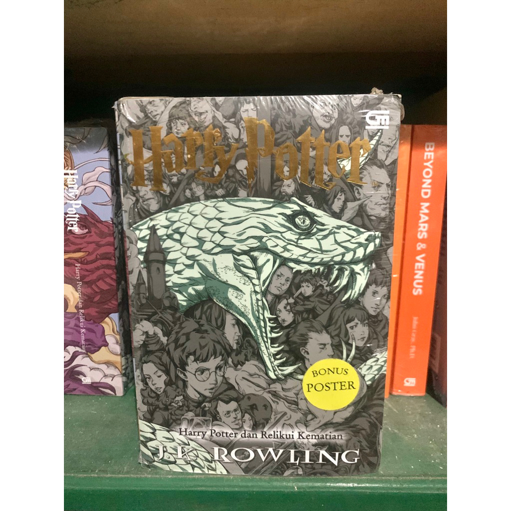 novel fantasi : Harry Potter dan Relikui Kematian/ harry potter and the deathly hollows terjemahan