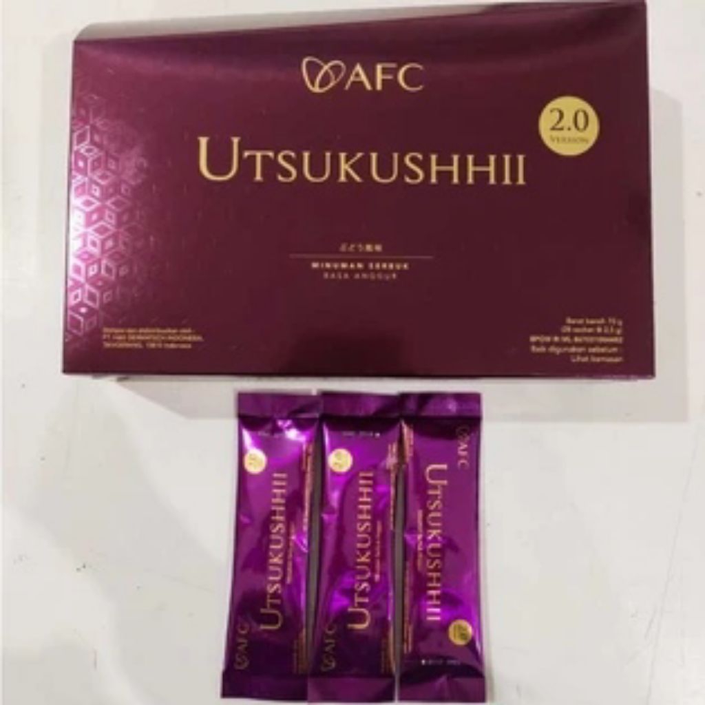 UTSUKUSHHII GOLD 1 SACHET SUPLEMEN AFC JAPAN
