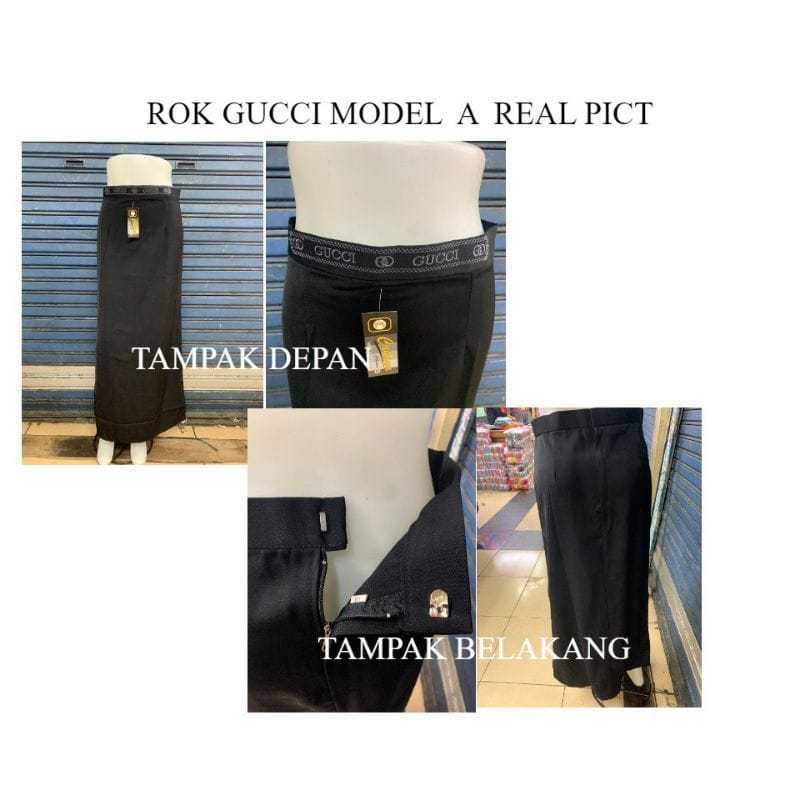 Rok panjang wanita Gucci rok polos panjang rok santri rok remaja rok sekolah